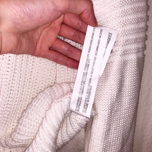 Lara Knit Ivory White Long Sleeve Knit Sweater - Picture 6 of 8